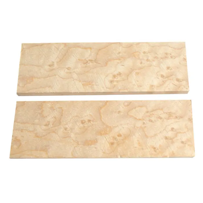 Plaquettes Érable moucheté 6 x 40 x 120 mm