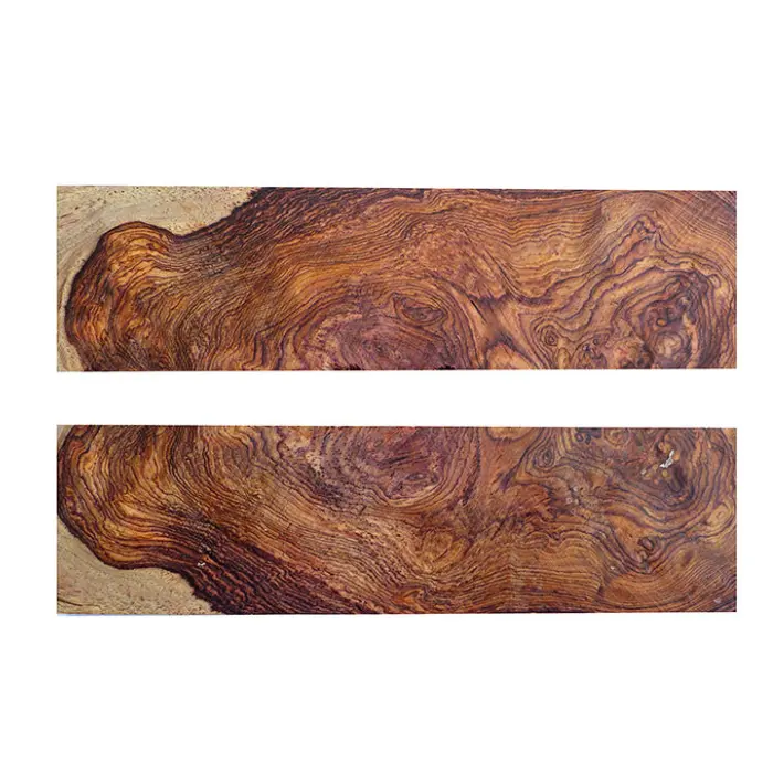 Plaquettes Loupe de palissandre du Honduras 6 x 40 x 120 mm