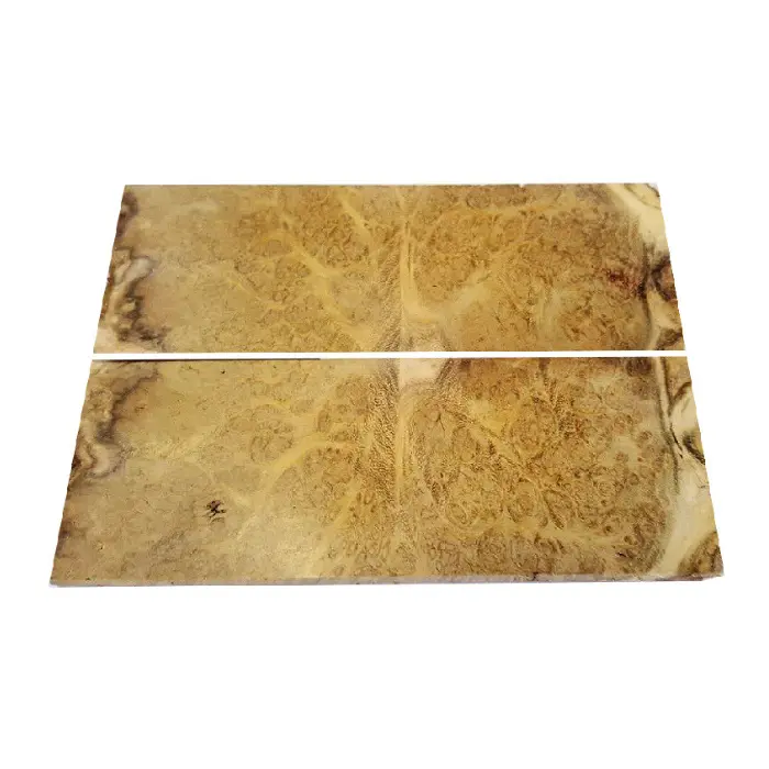 Plaquettes Loupe d'acacia 6 x 40 x 120 mm