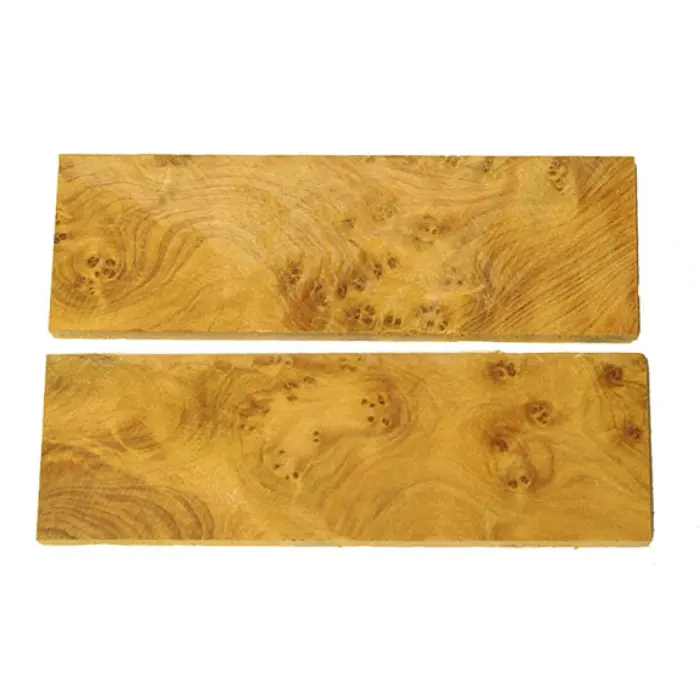 Plaquettes Loupe de thuya 6 x 40 x 120 mm