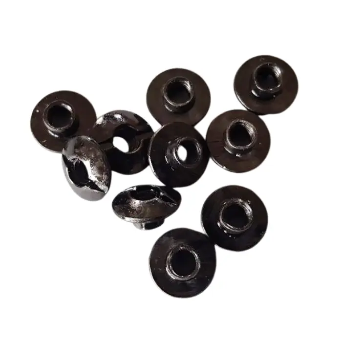 Écrou femelle tête large N°8×32 noir - lot de 10