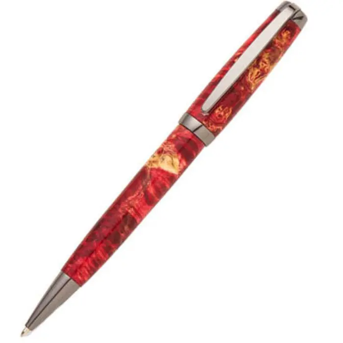 Mécanisme stylo à bille fermeture magnétique · Cynthia Gun métal