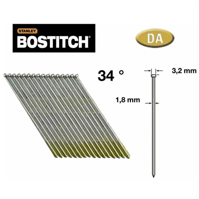 Pointes de finition DA 64 mm galva boîte 4000