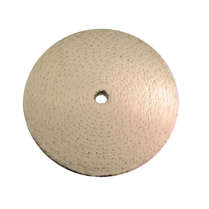 Disque de sisal mixte cousu Ø 200 mm - ébauche grosse
