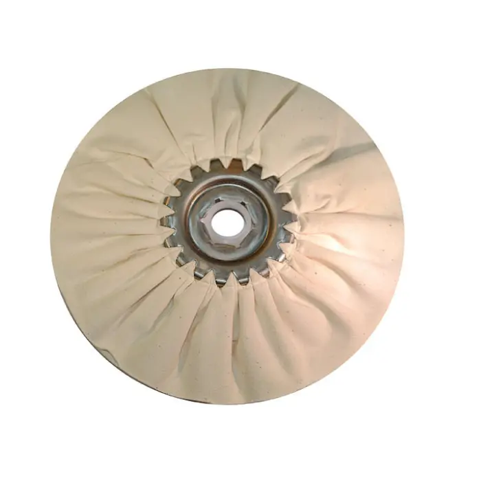 Disque de coton ventilé cousu Ø 200 mm - ébauche tendre