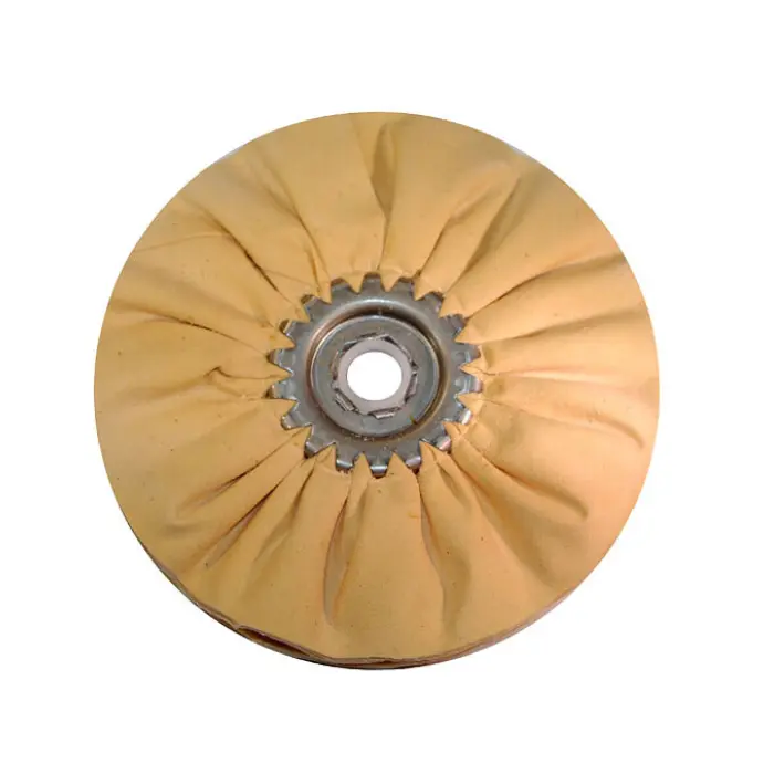 Disque coton ventilé imprégné cousu Ø200 mm ébauche moyenne
