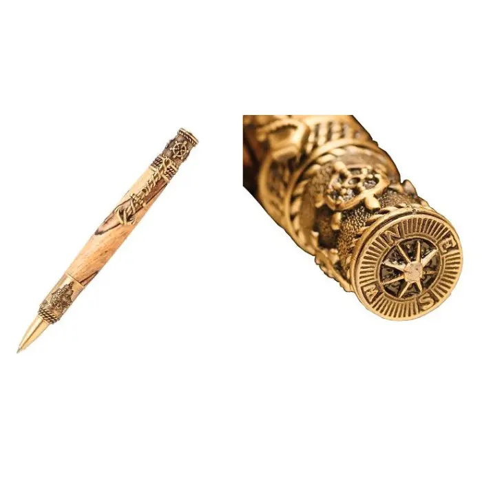 Mécanisme stylo bille gamme Nautique laiton Antique · EOLIA