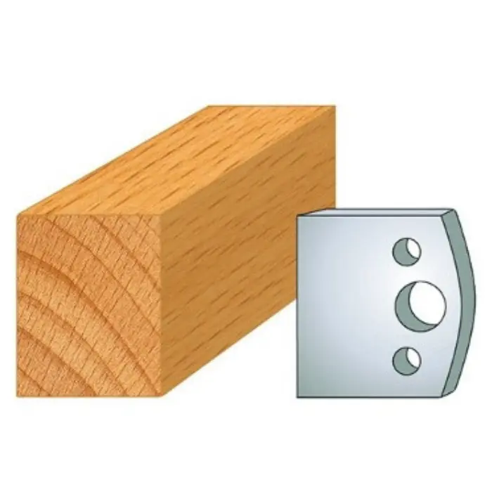Jeu de 2 fers de toupie feuillure HT 40 mm N°000