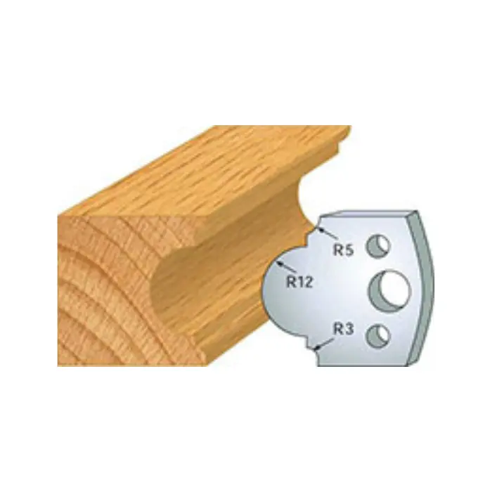 Jeu de 2 fers congé N°018 HT 40 mm