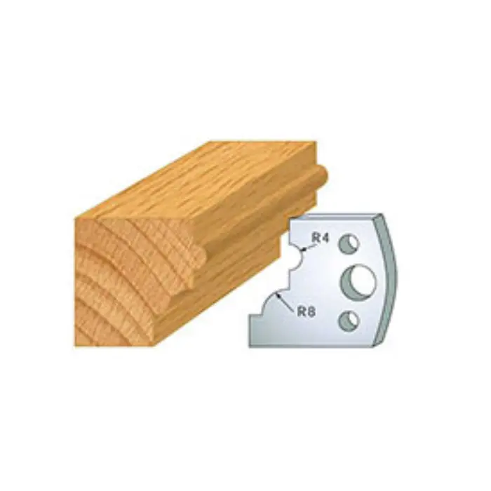 Contre-fers de toupie HT 40 mm profil 1/4 rond + boudin N°024