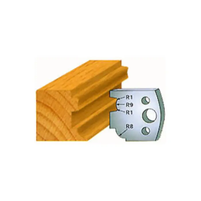 Jeu de 2 contrefers moulure N°026 HT 40 mm
