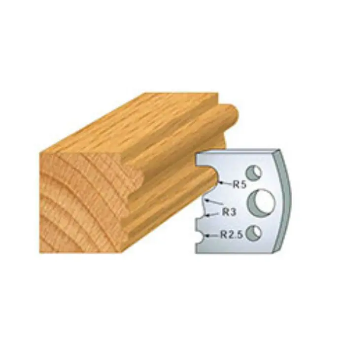 Jeu de 2 contrefers multi-moulure N°033 HT 40 mm