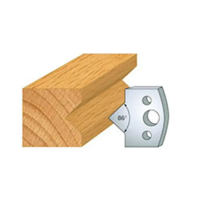 Jeu de 2 contre-fers HT 40 mm profil enture femelle N°035