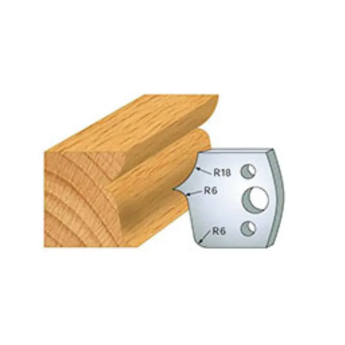Jeu de 2 fers profil isocèle N°046 HT 40 mm