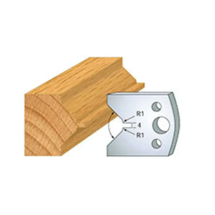 Fers de toupie profilés enture mâle N°072 HT 40 mm