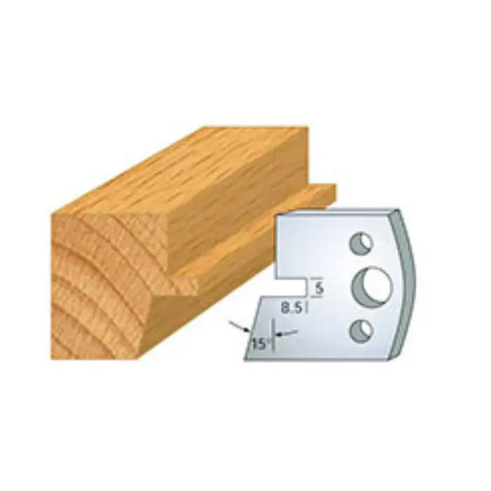 Fers profilés languette chanfrein 15° HT 40 mm