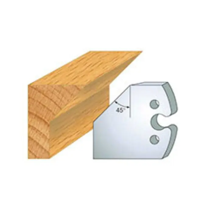 Fers de toupie chanfrein 45° HT 50 mm N°205