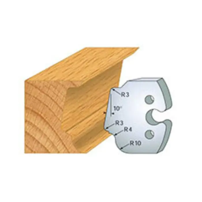Contre-fers de toupie multi-moulure HT 50 mm N°208