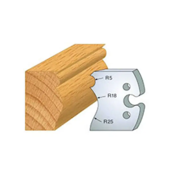 Contre-fers profilés grain d'orge et moulure N°222 HT 50 mm