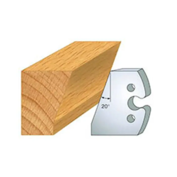 Contre-fers toupie chanfrein 20° N°230 Ht. 50 mm