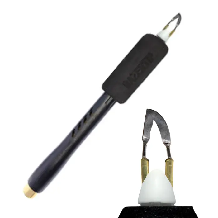 Stylet pyrogravure pointe couteau moyenne