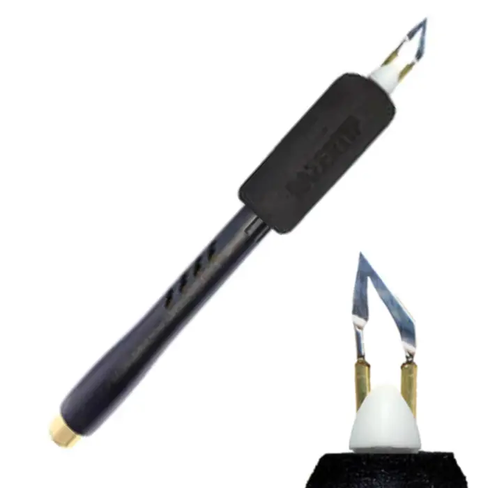 Stylet pyrogravure grande pointe oblique