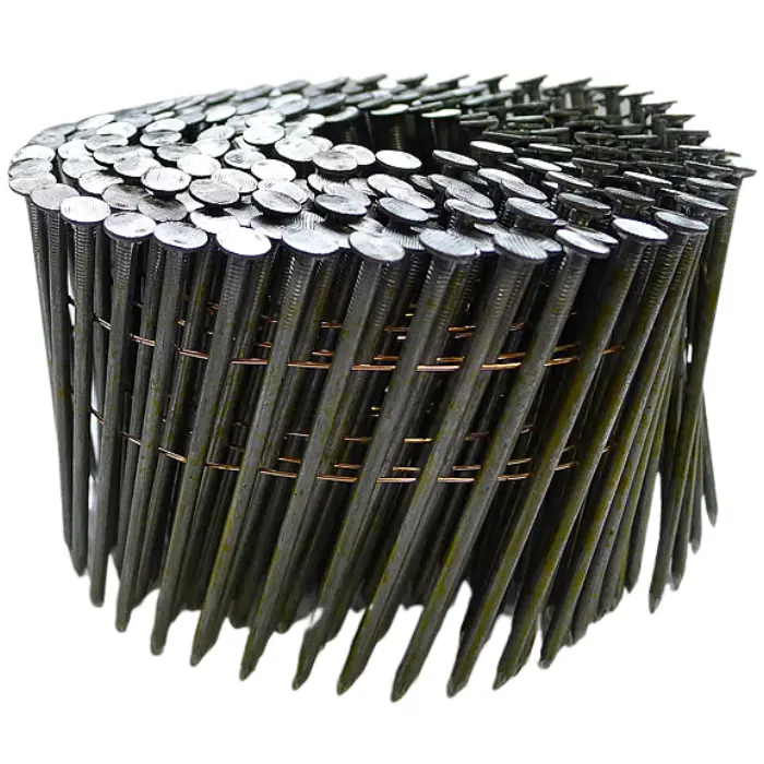 Clous en rouleau annelés inox tête bombée 2,8×75 mm