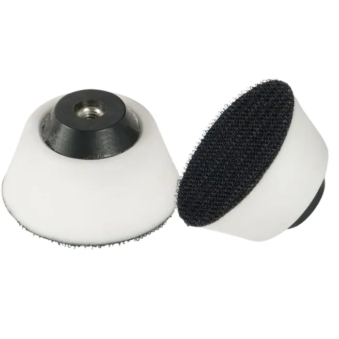 Paire de pads velcro de rechange Ø 50 mm (1 soft + 1 hard)