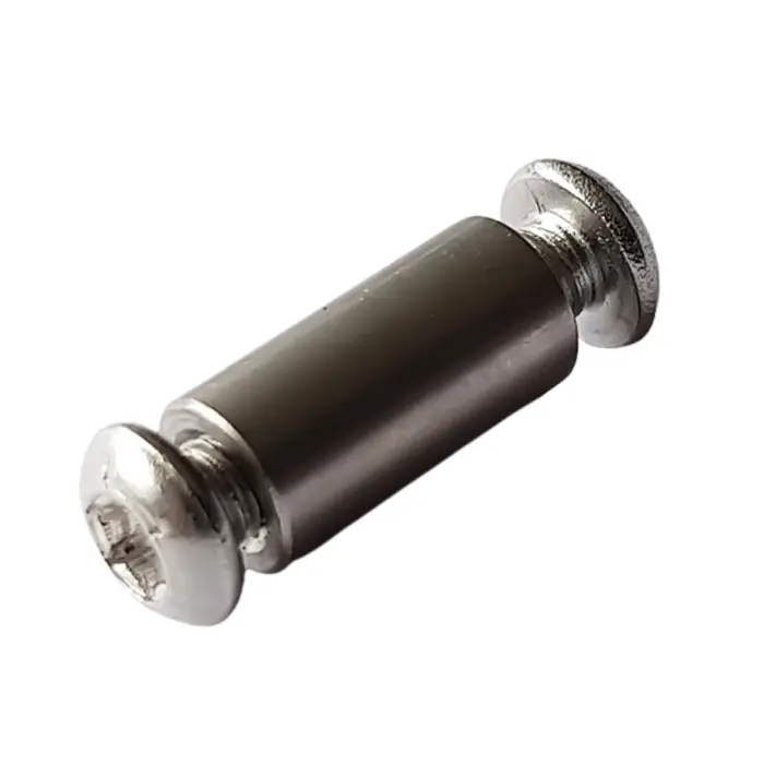 Pivot de coutellerie Ø 5 mm inox 303 + vis TCB Torx M3×6