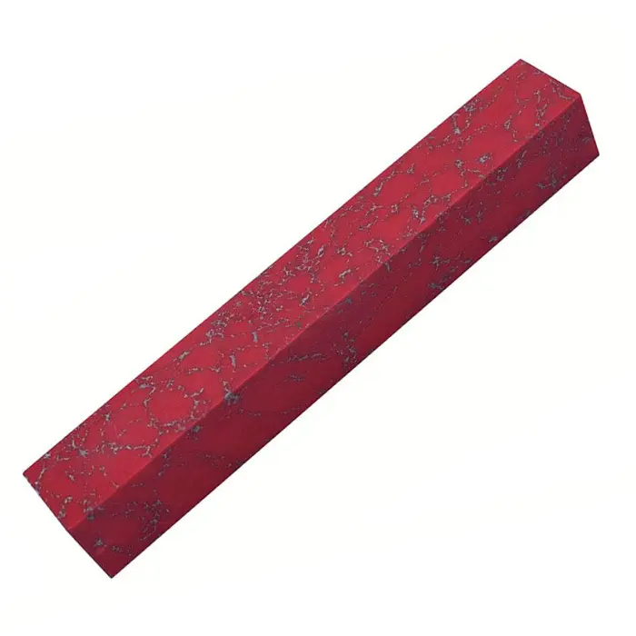 Carrelet pierre reconstituée 19×19×150 mm rose inclusion argent