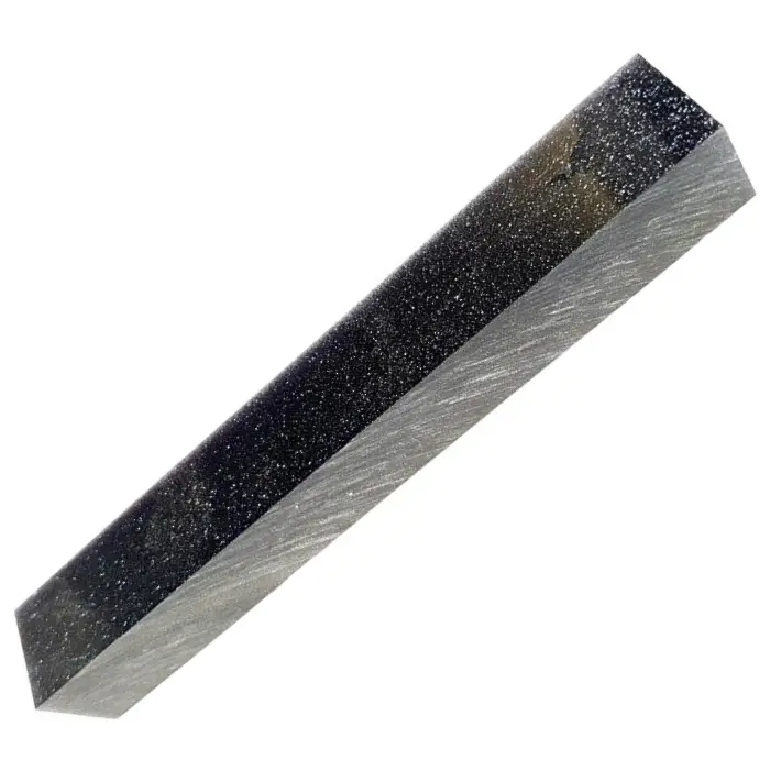 Carrelet résine Glitter ~21×21×150 mm - Bleu nuit