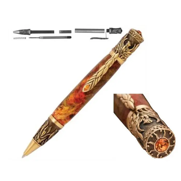 Mécanisme de stylo à bille - finition laiton antique · Phoenix Ginny