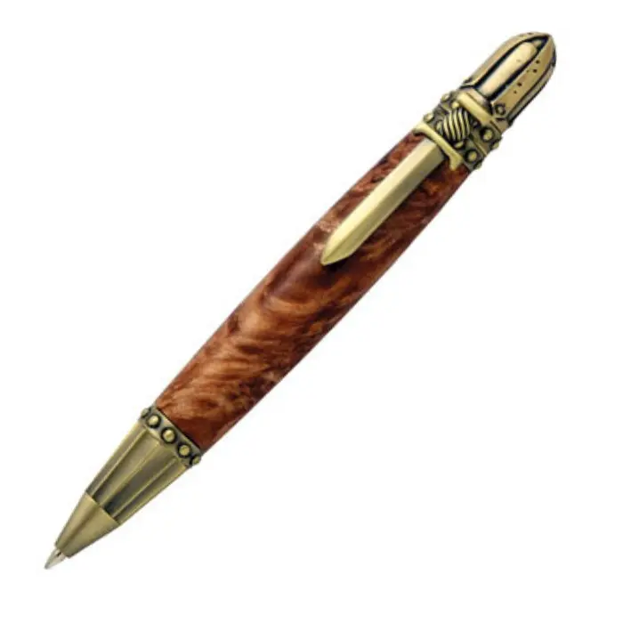 Mécanisme stylo bille 9,5 mm bronze antique · Guenièvre Médiévale