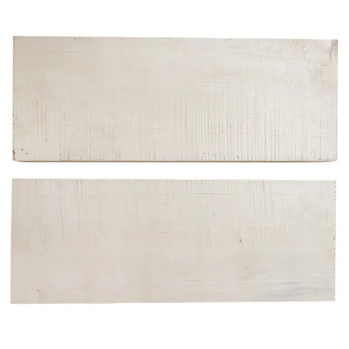 Paire de corps de guitare érable ondé 500×190×45 mm