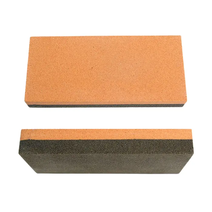 Pierre à huile rectangulaire combinée grain 400/220, 50×25×150 mm