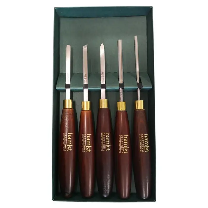Coffret 5 outils de tournage miniature HSS