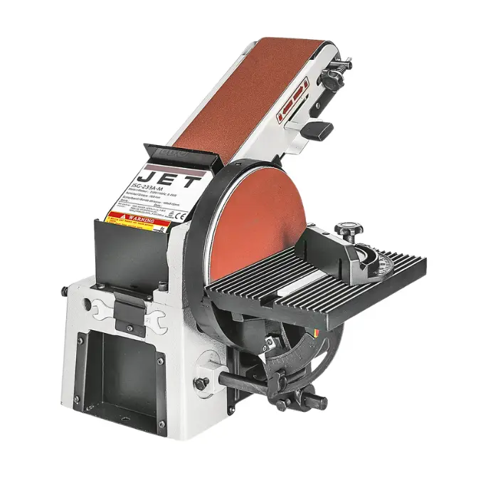 Ponceuse combinée bande 100 mm / disque Ø 200 mm, 0,52 cv