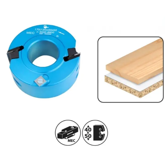 Porte-outils à feuillurer et profiler Ø120 Al.50 H50