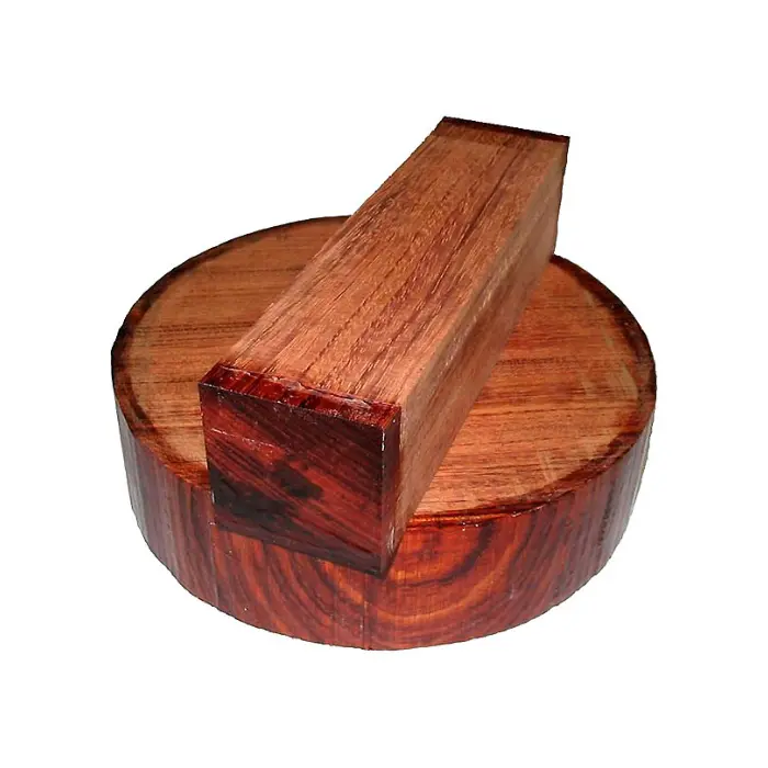 Lot tournage Bubinga 65×65×200 mm + disque 150×65 mm