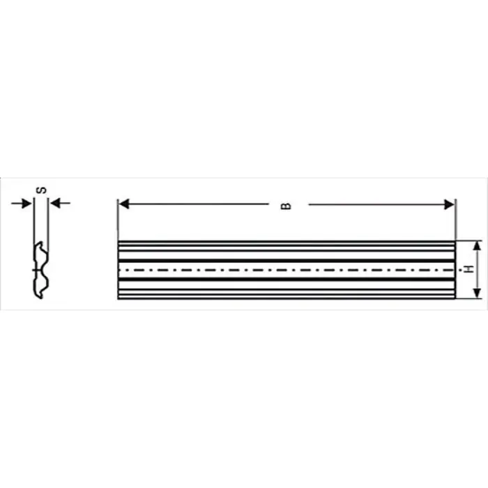 Fer de rabot Tersa 10 2,3 mm HSS