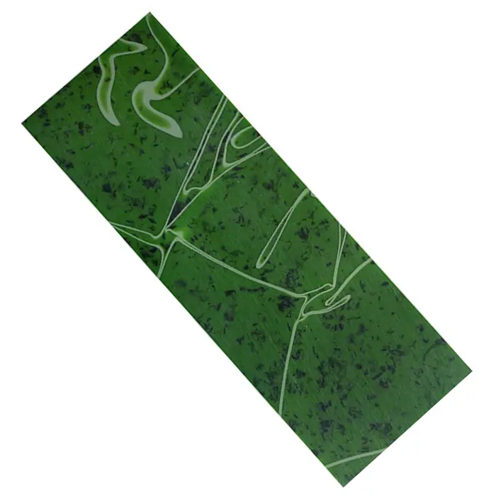 Plaquette acrylique 120×40×9 mm - Vert/vert clair