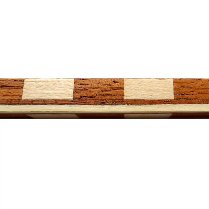 Baguette carrée 6×6 mm, Noire/Blanc, Tulipier