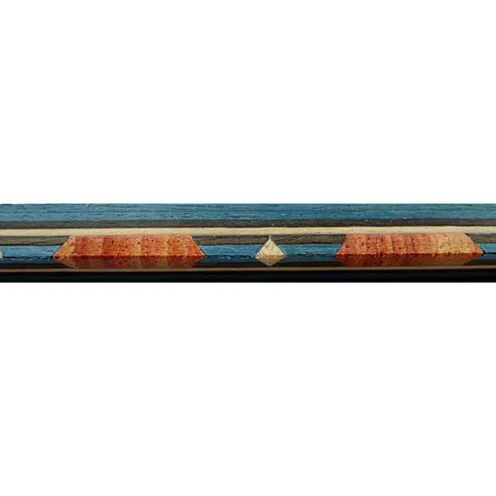Baguette carrée 6×6 mm, Noire/Blanc, Tulipier