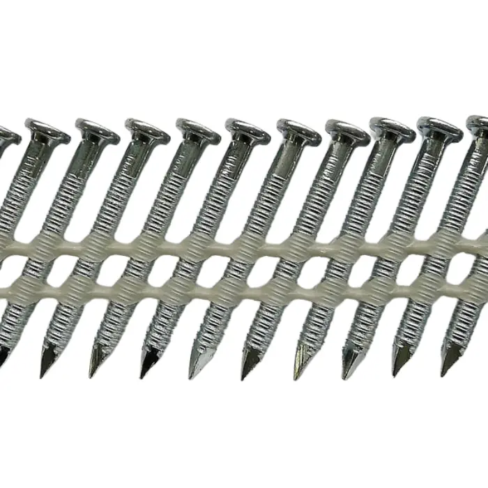 Clou en bande annelé galvanisé Ø 4 × 40 mm - lot de 2000 - MCN