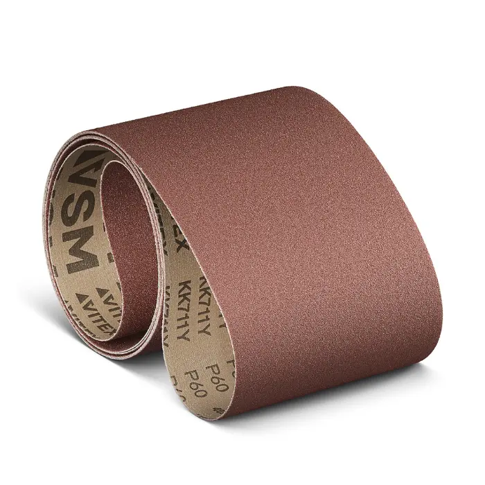 Bande abrasive oxyde d'aluminium 1350 × 2620 mm grain 80 - lot de 10