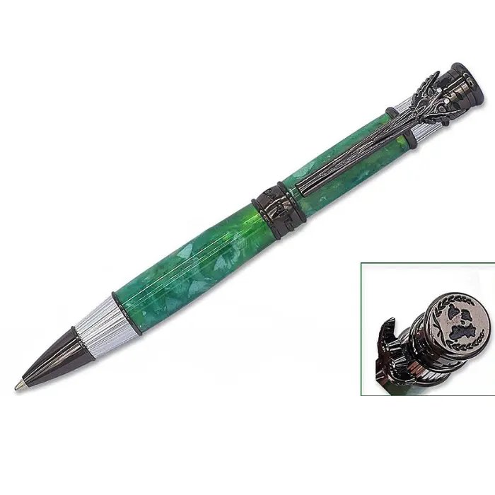 Mécanisme stylo à bille Ø9,5 mm finition gun metal/chromé - PAIX