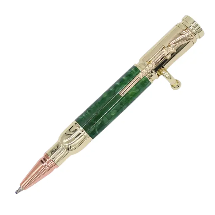 Mécanisme stylo à bille plaqué or 24 carats, tubes Ø 7 mm · PKCP Lory