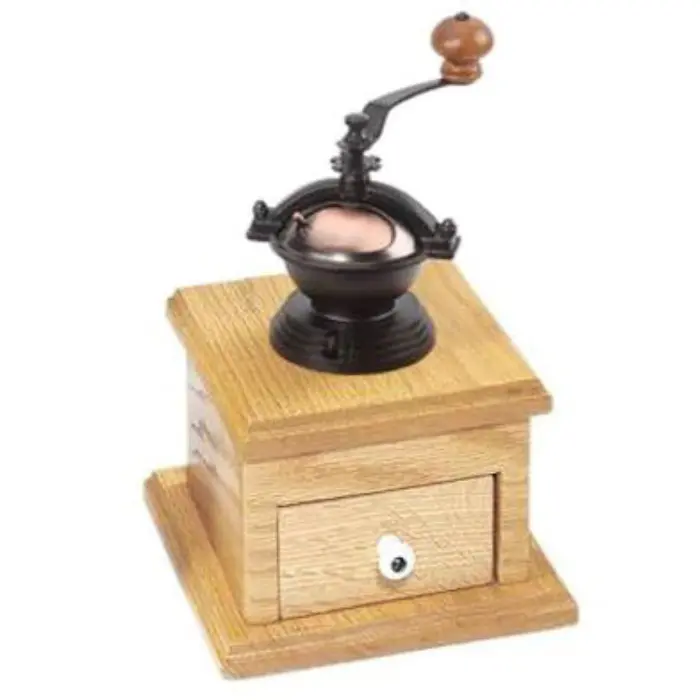 Mécanisme de moulin à café à manivelle - finition cuivre antique