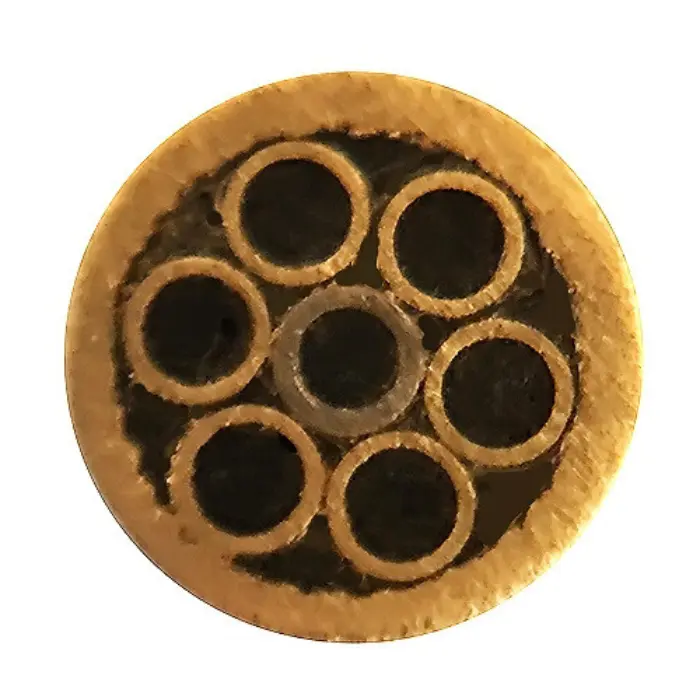 Rivet mosaïque Ø3 × 95 mm laiton/inox noir