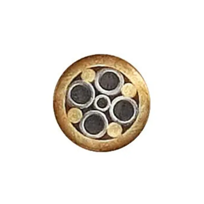 Rivet mosaïque Ø5 × 95 mm laiton/inox noir